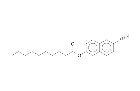 (6-cyano-2-naphthyl) decanoate