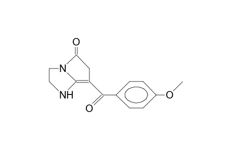 7-(4-Methoxy-benzoyl)-1,2,3,6-tetrahydro-5H-pyrrolo(1,2-A)imidazol-5-one