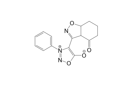3-Phenyl-4-(3a,6,7,7a-tetrahydro-5H-benzo[d]isoxazol-4-on-3-yl)sydnone