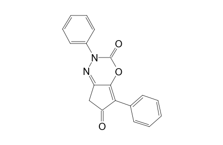 2,5-Diphenyl-3,6-dioxo-6H,7H-cyclopent[e][1,3,4]oxadiazine