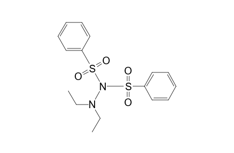 Benzenesulfonic acid, 2,2-diethyl-1-(phenylsulfonyl)hydrazide