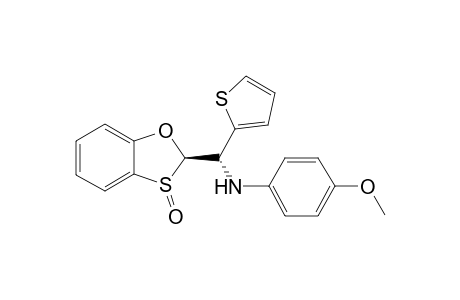 (2R,Ss)-2-[(1S)-1-(4-Methoxyphenylamino)-1-thienylmethyl]-1,3-benzoxathiole-3(2H)-oxide