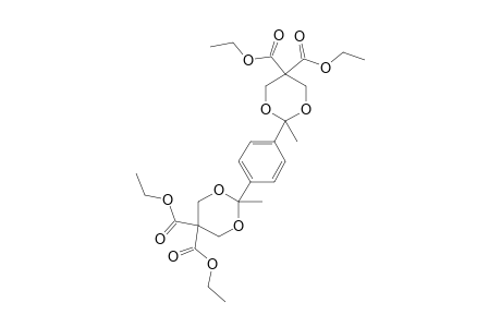 1,4-BIS-(2-METHYL-5,5-DIETHYLOXYCARBONYL-1,3-DIOXAN-2-YL)-BENZENE