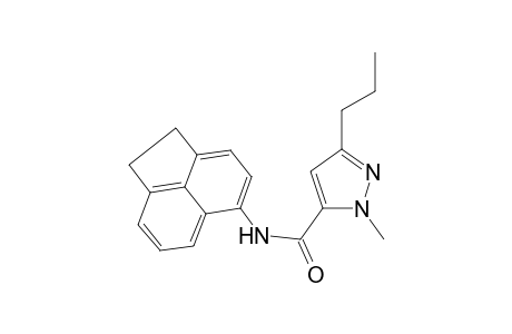 1H-Pyrazole-5-carboxamide, N-(1,2-dihydro-5-acenaphthylenyl)-1-methyl-3-propyl-
