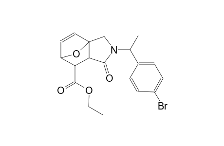 ethyl 3-[1-(4-bromophenyl)ethyl]-4-oxo-10-oxa-3-azatricyclo[5.2.1.0~1,5~]dec-8-ene-6-carboxylate