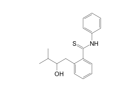 2-(2-hydroxy-3-methyl-butyl)-N-phenyl-benzenecarbothioamide