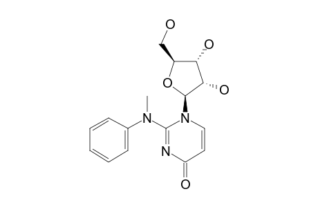 1-(BETA-D-RIBOFURANOSYL)-2-[METHYL-(PHENYL)-AMINO]-4-PYRIMIDINONE