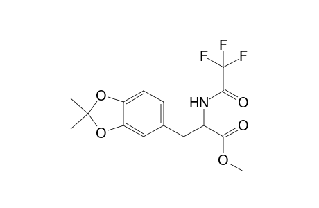 Methyl 3-(2,2-dimethyl-1,3-benzodioxol-5-yl)-2-[(2,2,2-trifluoroacetyl)amino]propanoate