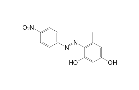 5-methyl-4-[(p-nitrophenyl)azo]resorcinol