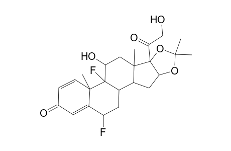 4b,12-Difluoro-6b-glycoloyl-5-hydroxy-4a,6a,8,8-tetramethyl-4a,4b,5,6,6a,6b,9a,10,10a,10b,11,12-dodecahydro-2H-naphtho[2',1':4,5]indeno[1,2-d][1,3]dioxol-2-one