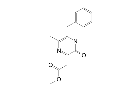 3-METHOXYCARBONYLMETHYL-5-METHYL-6-BENZYL-2-(1-H)-PYRAZINONE