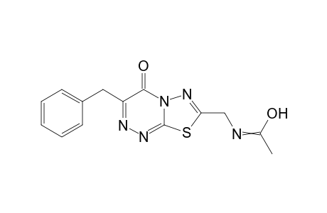 N-[(3-benzyl-4-oxo-[1,3,4]thiadiazolo[2,3-c][1,2,4]triazin-7-yl)methyl]ethanimidic acid