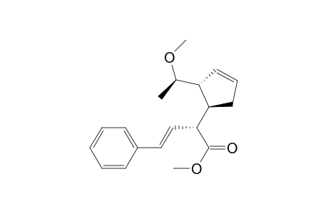 Methyl (+,-)-[1.alpha.(R*),2.beta.(R*)]-(E)-.alpha.-(2-phenylethenyl)-2-(1-methoxyethyl)-3-cyclopentene-1-ethanoate