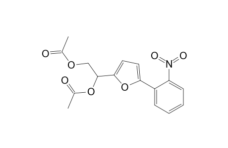 1-(5-(2-Nitrophenyl)furan-2-yl)ethane-1,2-diyl diacetate