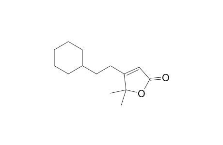 4-(2-cyclohexylethyl)-5,5-dimethyl-2-furanone
