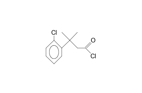 3-Methyl-3-(2-chloro-phenyl)-butanoyl chloride