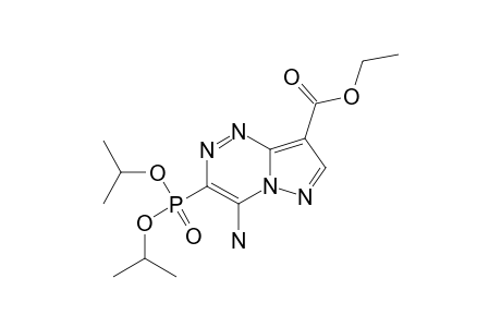 4-HYDROXY-3-DIISOPROPYLPHOSPHONATOPYRAZOLO-[3,2-C]-[1,2,4]-TRIAZIN-8-YL-CARBOXYLIC-ACID-ETHYLESTER
