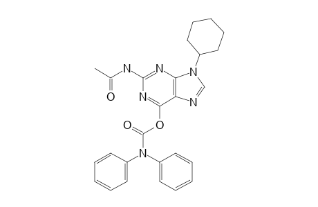 2-ACETAMIDO-9-(CYCLOHEXYL)-9H-PURIN-6-YL-DIPHENYLCARBAMATE