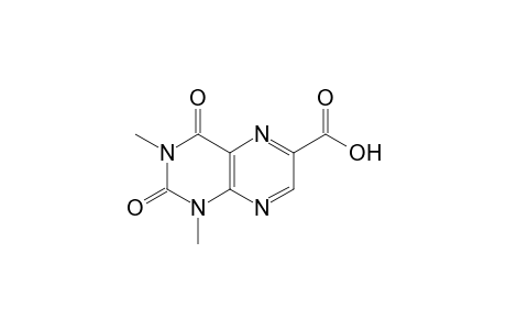1,2,3,4-tetrahydro-1,3-dimethyl-2,4-dioxo-6-pteridinecarboxylic acid