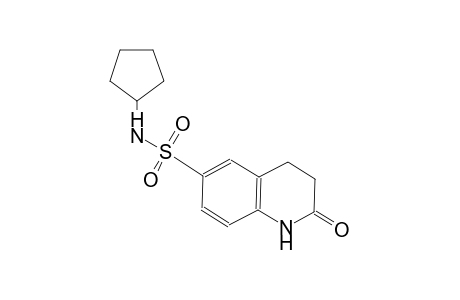 N-cyclopentyl-2-oxo-1,2,3,4-tetrahydro-6-quinolinesulfonamide