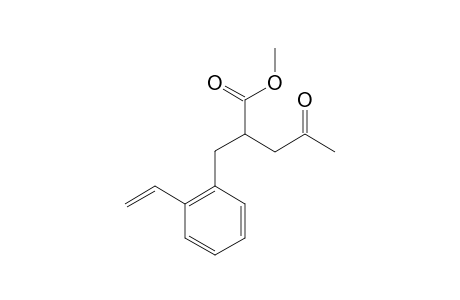 METHYL-4-OXO-2-(2-VINYLBENZYL)-PENTANOATE