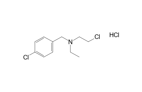 p-chloro-N-(2-chloroethyl)-N-ethylbenzylamine, hydrochloride