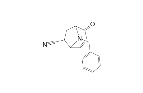 8-Azabicyclo[3.2.1]oct-3-ene-6-carbonitrile, 2-oxo-8-(phenylmethyl)-