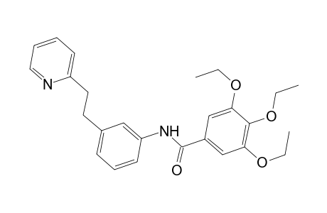3,4,5-triethoxy-N-[3-(2-pyridin-2-ylethyl)phenyl]benzamide