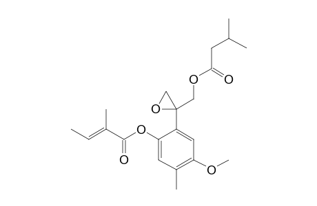 2,3-EPOXY-2-(2-TIGLOYLOXY-4-METHYL-5-METHOXYPHENYL)-PROPYL ISOVALERATE