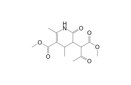 3-Pyridineacetic acid, .alpha.-acetyl-1,2,3,4-tetrahydro-5-(methoxycarbonyl)-4,6-dimethyl-2- oxo-, methyl ester