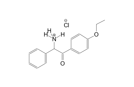 benzeneethanaminium, 4-ethoxy-beta-oxo-alpha-phenyl-, chloride