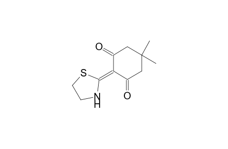 1,3-cyclohexanedione, 5,5-dimethyl-2-(2-thiazolidinylidene)-