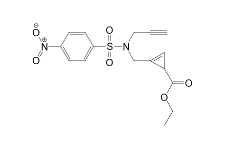 Ethyl 2-((4-nitro-N-(prop-2-ynyl)phenylsulfonamido)methyl)cycloprop-2-enecarboxylate