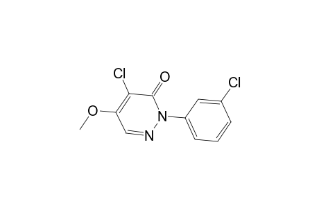 4-Chloro-2-(3-chlorophenyl)-5-methoxy-3(2H)-pyridazinone