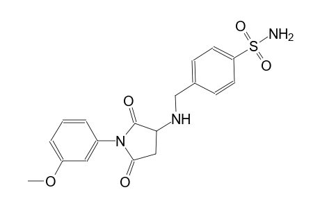 4-({[1-(3-methoxyphenyl)-2,5-dioxo-3-pyrrolidinyl]amino}methyl)benzenesulfonamide