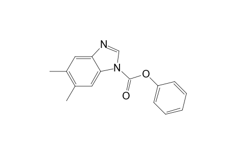 5,6-Dimethyl-1-benzimidazolecarboxylic acid phenyl ester