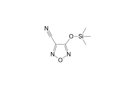 4-trimethylsilyloxyfurazan-3-carbonitrile