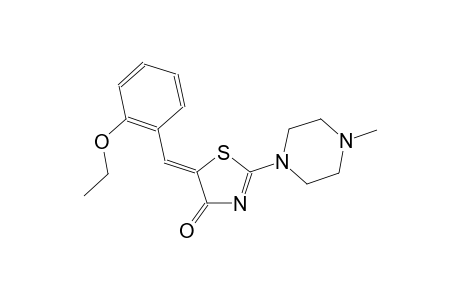 (5Z)-5-(2-ethoxybenzylidene)-2-(4-methyl-1-piperazinyl)-1,3-thiazol-4(5H)-one
