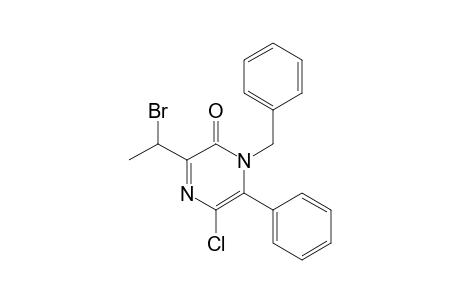 1-Benzyl-3-(1-bromoethyl)-5-chloro6-phenyl-2(1H)-pyrazinone