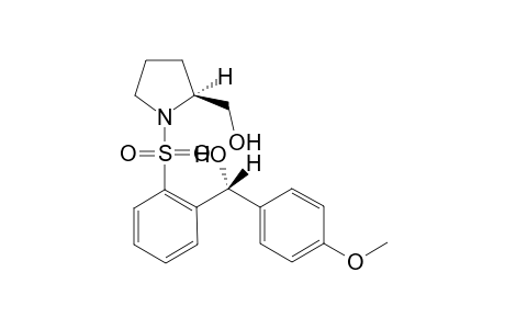 (R)-(4-methoxyphenyl)-[2-[(2S)-2-methylolpyrrolidino]sulfonylphenyl]methanol
