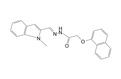 (1-NAPHTHYLOXY)ACETIC ACID, [(1-METHYLINDOL-2-YL)METHYLENE]HYDRAZIDE