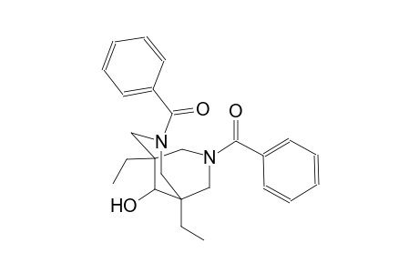 3,7-diazabicyclo[3.3.1]nonan-9-ol, 3,7-dibenzoyl-1,5-diethyl-