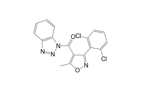 1-{[3-(2,6-dichlorophenyl)-5-methyl-4-isoxazolyl]carbonyl}-1H-1,2,3-benzotriazole
