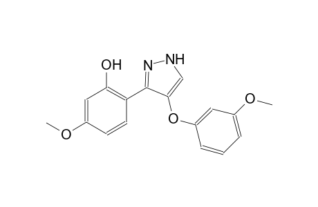 phenol, 5-methoxy-2-[4-(3-methoxyphenoxy)-1H-pyrazol-3-yl]-