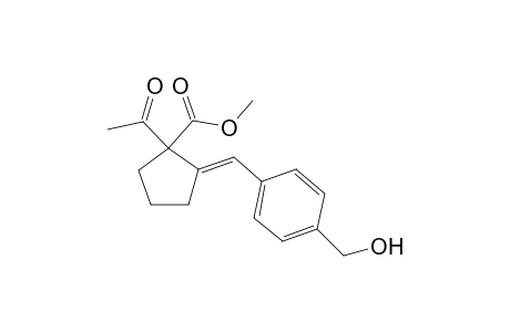 (E)-methyl 1-acetyl-2-(4-(hydroxymethyl)benzylidene)cyclopentanecarboxylate