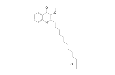 2-(12-HYDROXY-12-METHYLTRIDECANYL)-3-METHOXY-4-QUINOLONE