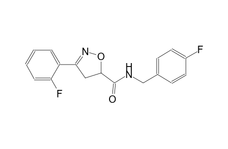 5-isoxazolecarboxamide, 3-(2-fluorophenyl)-N-[(4-fluorophenyl)methyl]-4,5-dihydro-