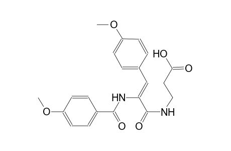 beta-alanine, N-[(2Z)-2-[(4-methoxybenzoyl)amino]-3-(4-methoxyphenyl)-1-oxo-2-propenyl]-