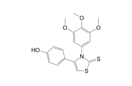 3-(3,4,5-Trimethoxyphenyl)-4-(4-hydroxyphenyl)thiazole-2(3H)-thione