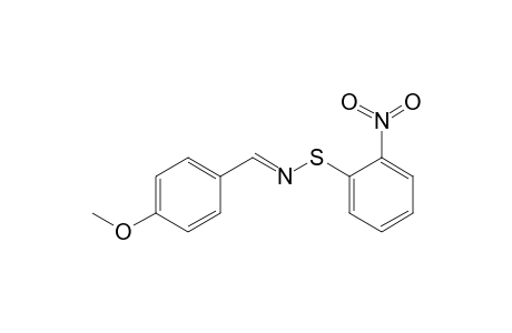 Benzenesulfenamide, N-[(4-methoxyphenyl)methylene]-2-nitro-